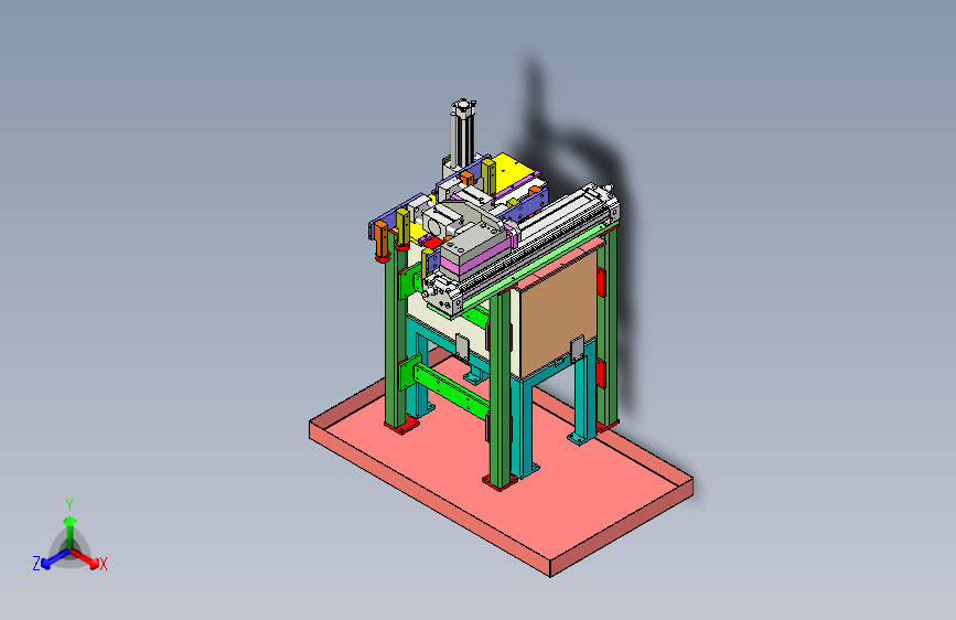 双列直插式封装机3D图纸