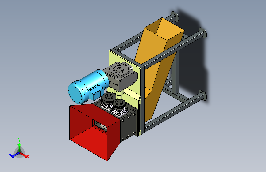 一款迷你碎纸机三维模型