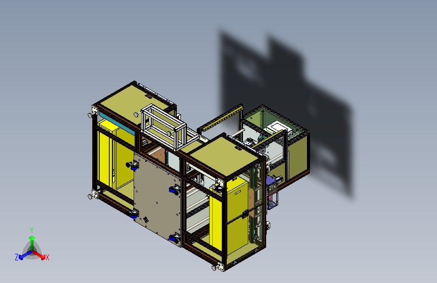 一款苹果部件高速自动上料机三维模型