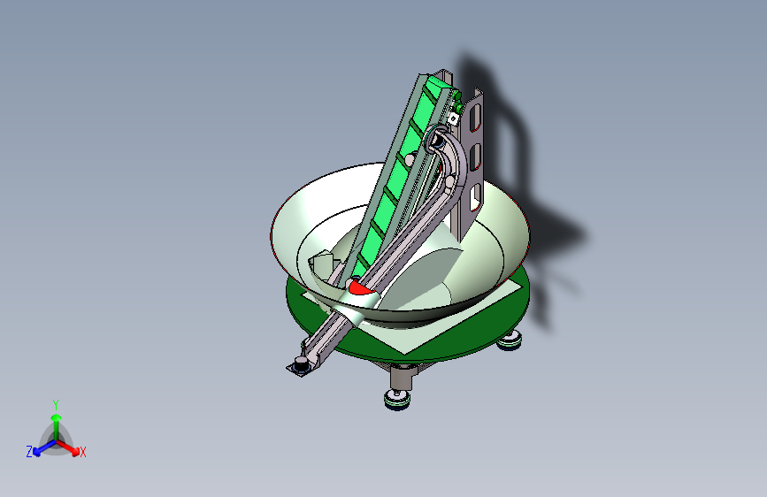 一款瓶盖自动送料机三维模型