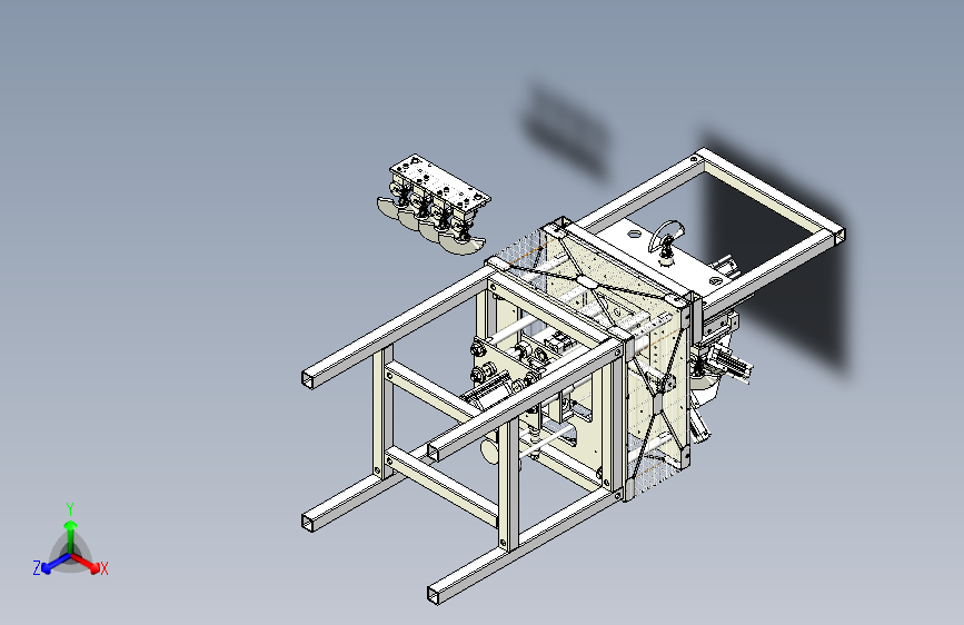 一款气密性试验装置三维模型