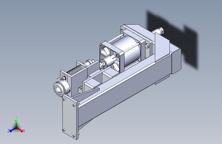一款汽车轮胎拆卸机压力耐久性测试三维模型
