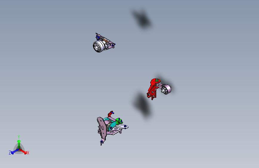 力帆530 A1001B1-发动机悬置装置(配CVT)