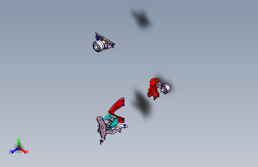 力帆530 A1001-发动机悬置装置(配MT)