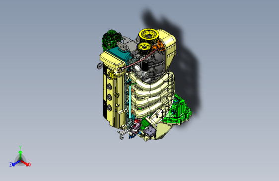 力帆530 A1000-发动机带变速箱总成