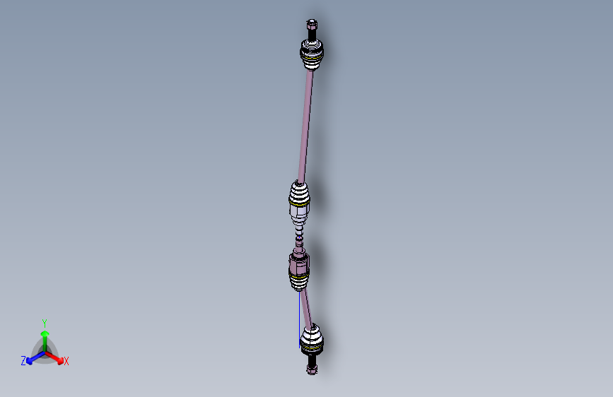 力帆530 A2200-传动轴总成