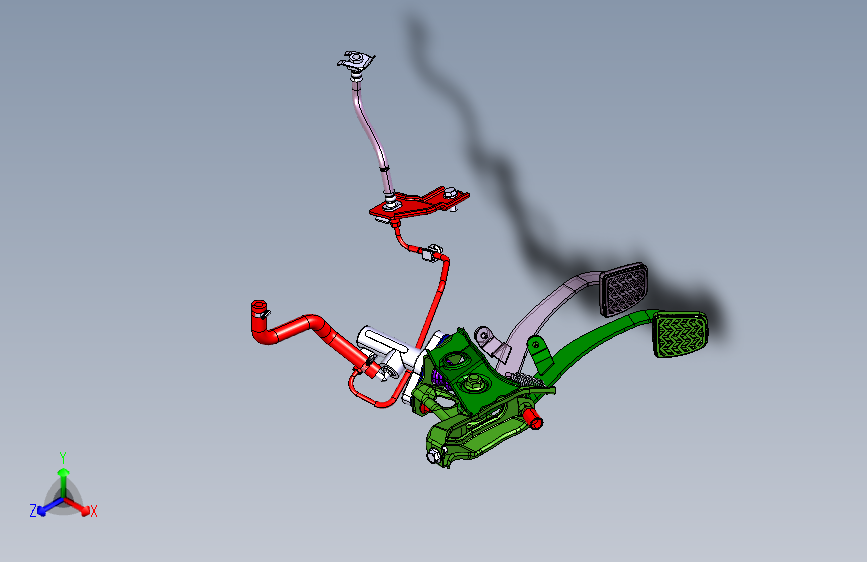 力帆530 A1602-离合操纵系统