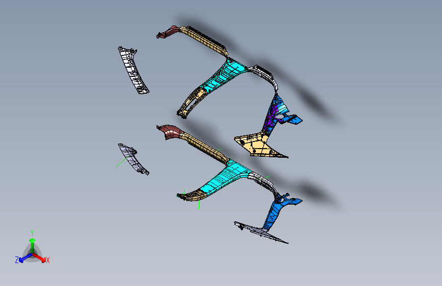 力帆530 A5402000 侧围护板总成