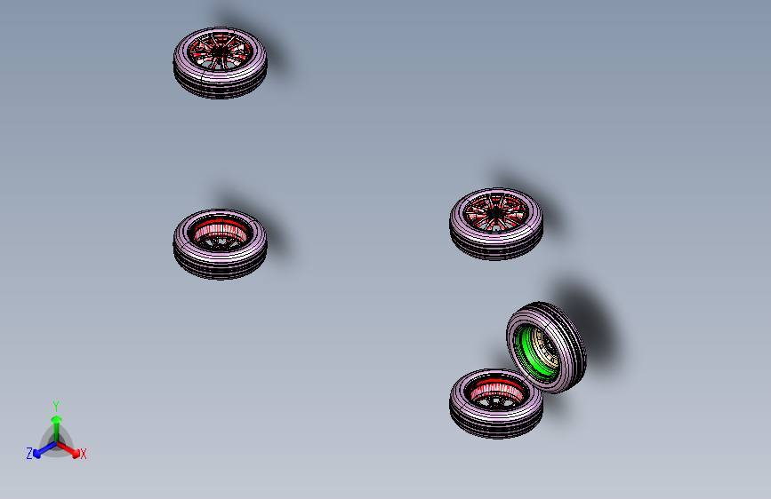 力帆820 G3100B1-车轮（铝轮）