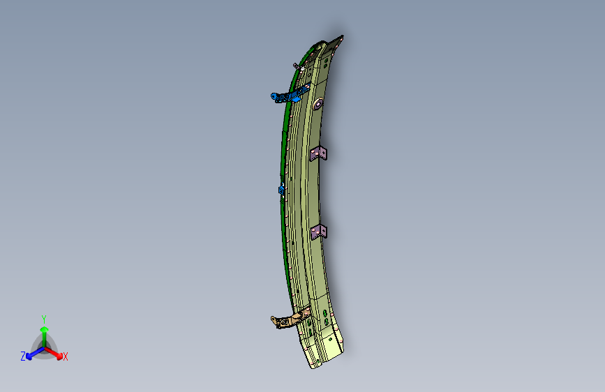力帆820 G2803310-D01-20121015前防撞梁总成