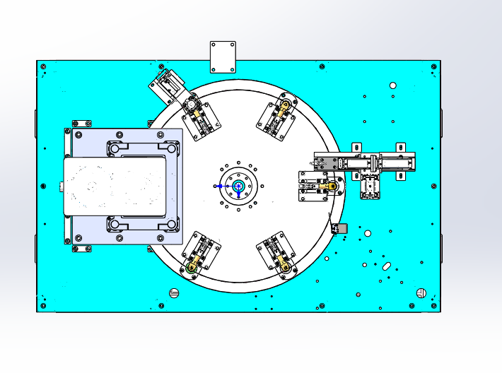 快速定位浮动式铆压装置