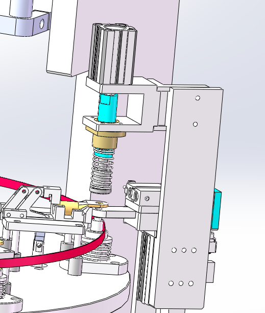 快速定位浮动式铆压装置