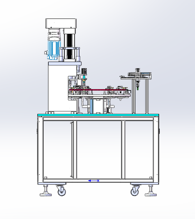 快速定位浮动式铆压装置