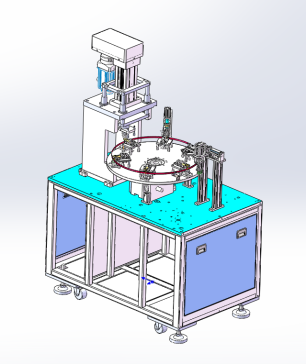 快速定位浮动式铆压装置
