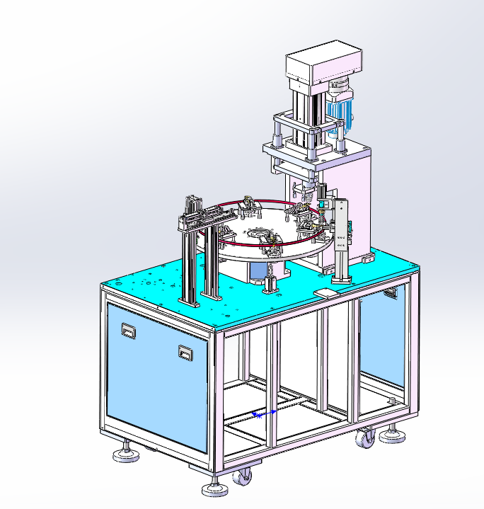 快速定位浮动式铆压装置