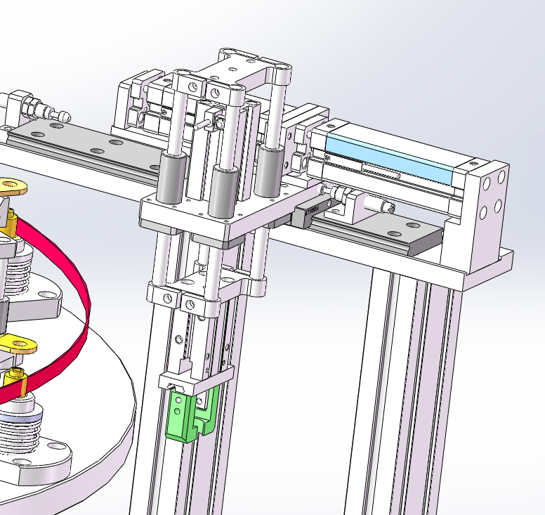 快速定位浮动式铆压装置