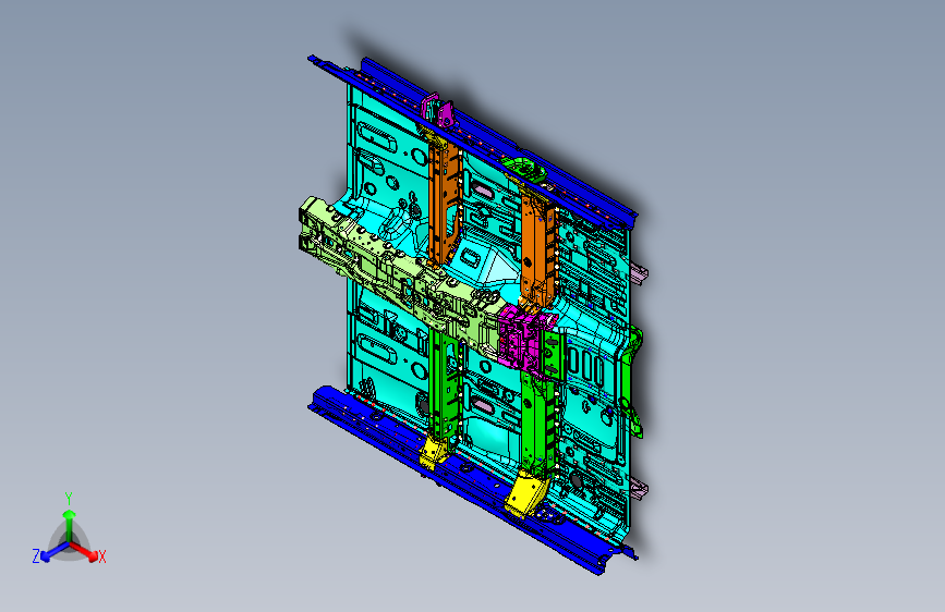 力帆820 G5120000-D01-20121015前地板总成