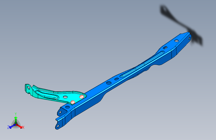 力帆820 G8404100-D01-20121015发罩锁安装立柱总成