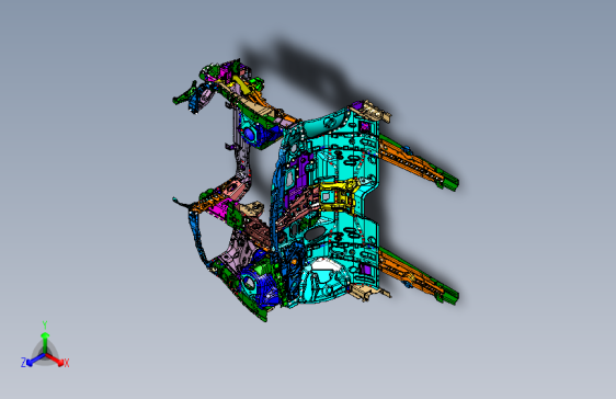 力帆820 G8400000-D01-20121015前机舱总成