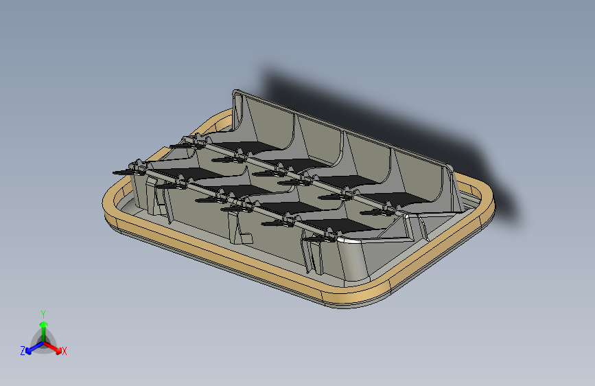 力帆820 侧围通风口组件