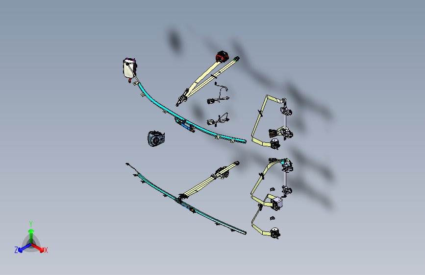 力帆820 乘员安全约束装置