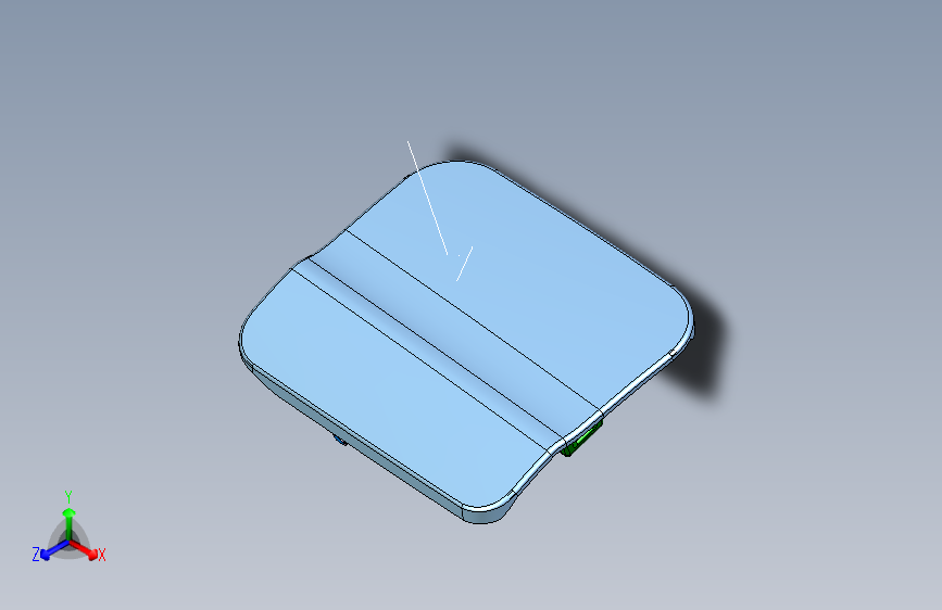 力帆X60 5401900加油口盖总成