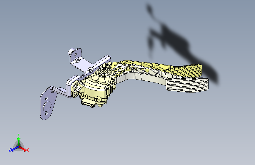 力帆X60 S1108-加速操纵机构装置