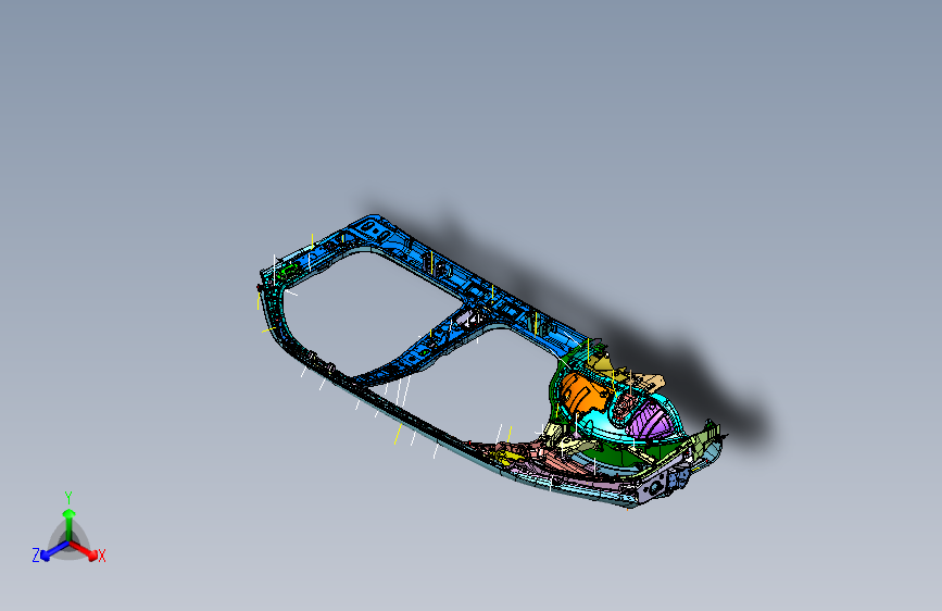 力帆X60 5401010左侧围总成