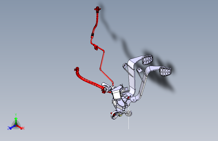 力帆X60 S1602-离合器操纵机构