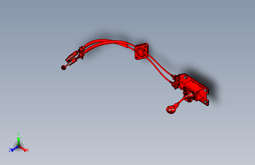 力帆X60 S1700-变速器选换挡操纵系统