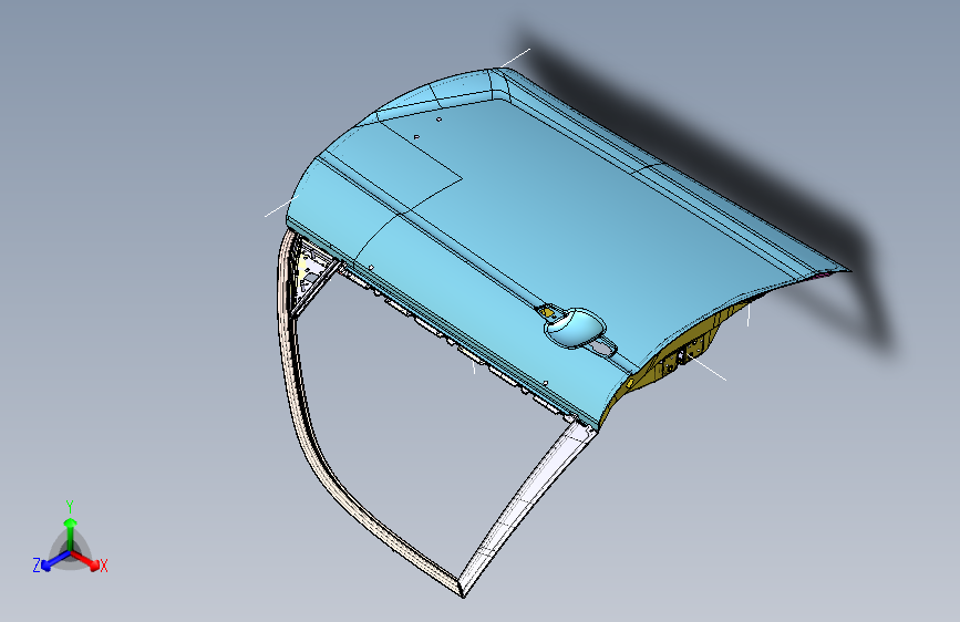 力帆X60 S6101002右前侧车门总成