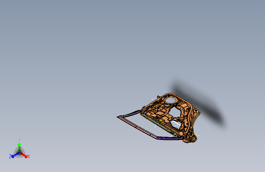 力帆X60 S6201001左后侧车门总成