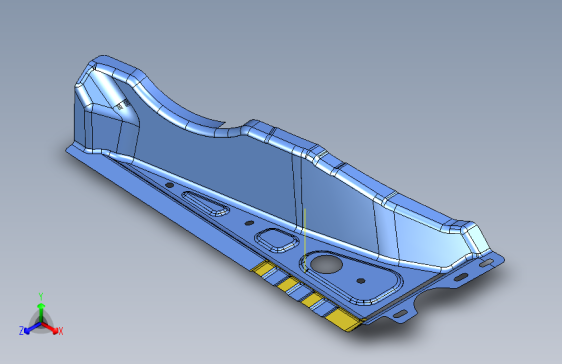力帆X60 S8400311左前悬边梁外板