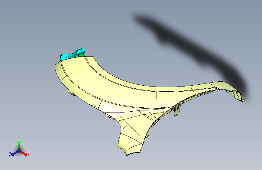 力帆X60 S8403200右翼子板组件