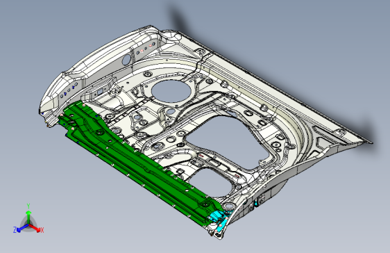 力帆X80 Y6101002右前侧车门装配总成