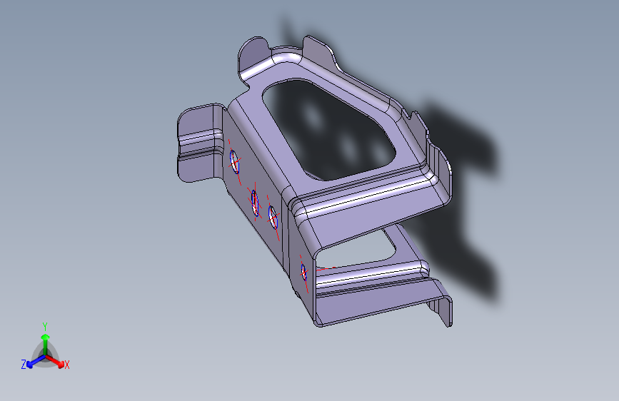力帆X80 Y8400700刮水器安装舱总成