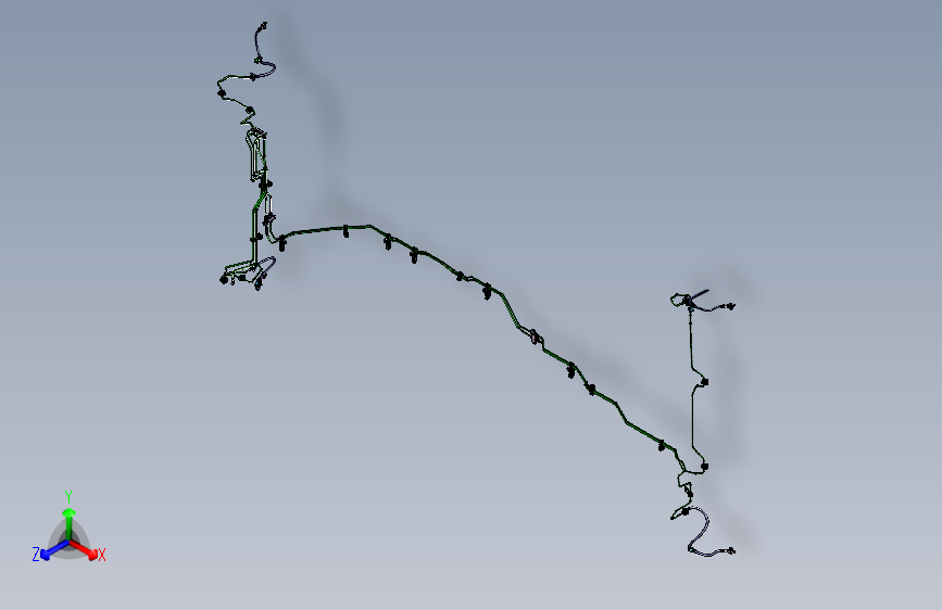 力帆X80 YAA3506B1-制动管路