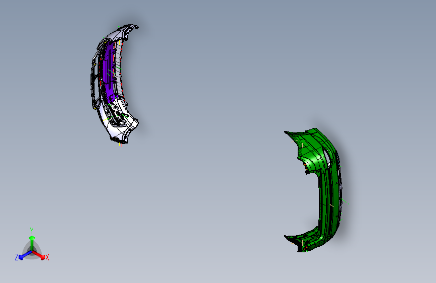 力帆X80 YAA2803 前后保险杠装置