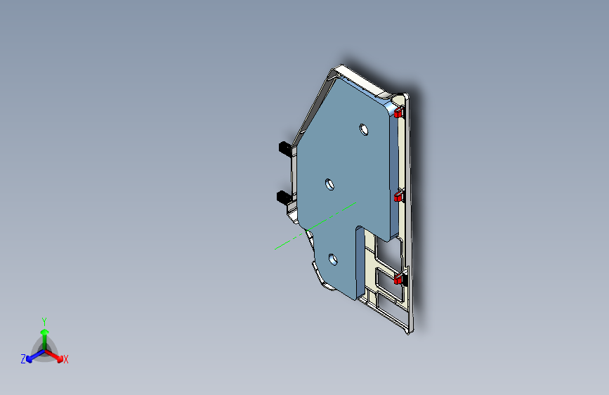 力帆X80 YAA5306230 仪表板下挡板本体组件