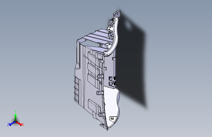力帆X80 YAA5306840 仪表台右下护盖组件