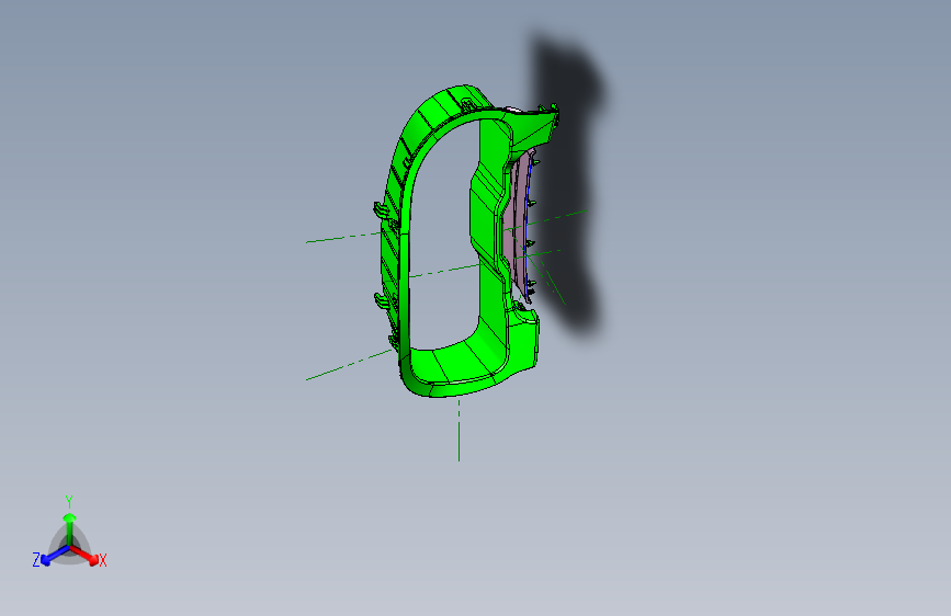 力帆X80 YAA5306890 组合仪表罩组件