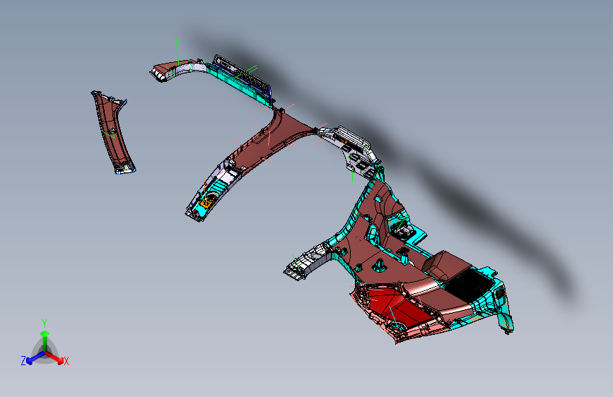 力帆X80 YAA5402000 侧围护面总成