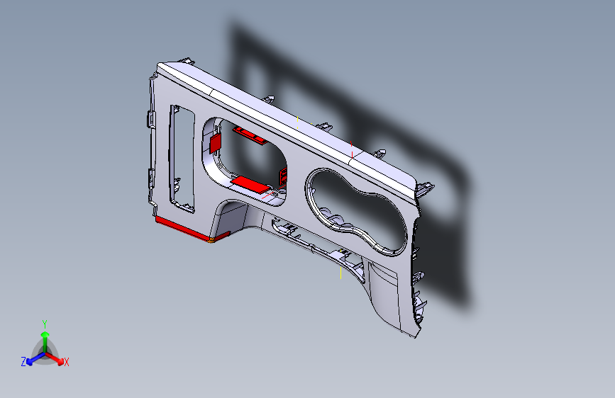 力帆X80 YAB5305500 副仪表板装饰面板总成