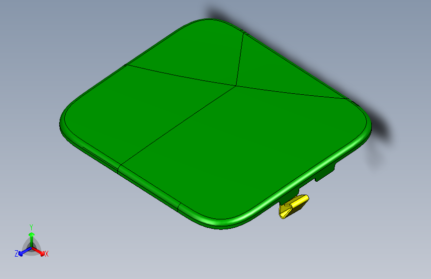 力帆乐途 车身 P5401900B1 加油口盖总成