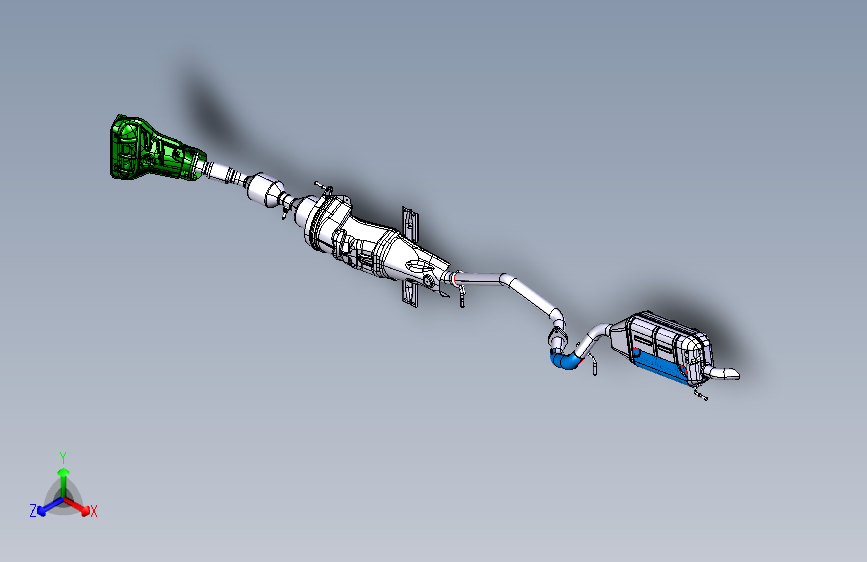 力帆轩朗 CMA1200000 排气系统