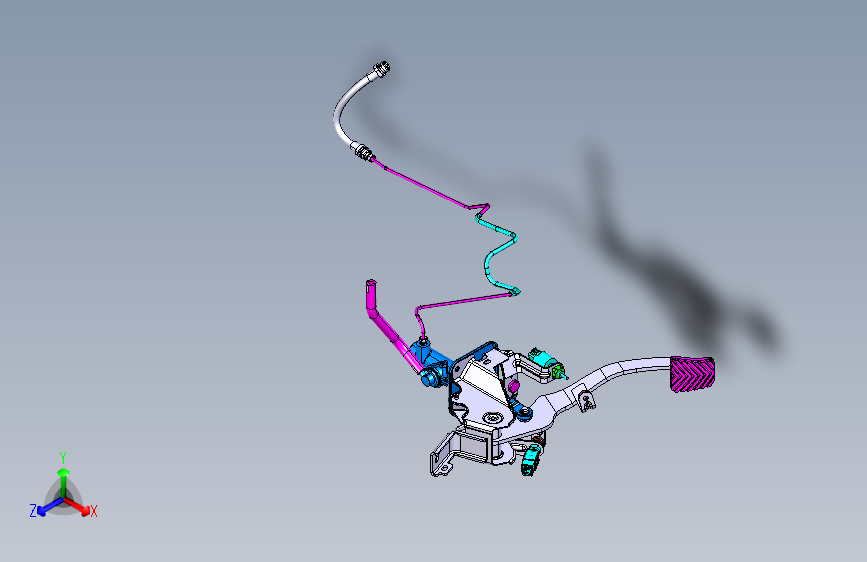 猎豹 CS9 B001602001_M_离合器操纵装置
