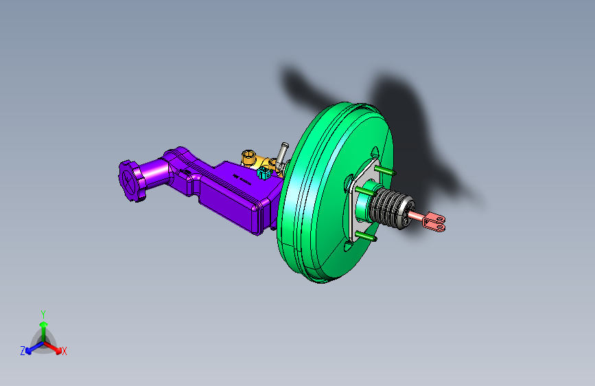 猎豹 CS9 B003504002_M_制动踏板带总泵装置