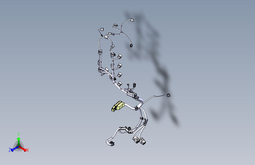 猎豹 CS9 B004001001_M_发动机线束装置图