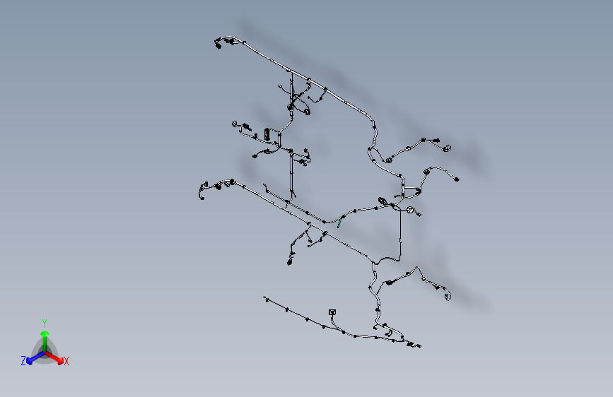 猎豹 CS9 B004002002_M_地板线束装置图