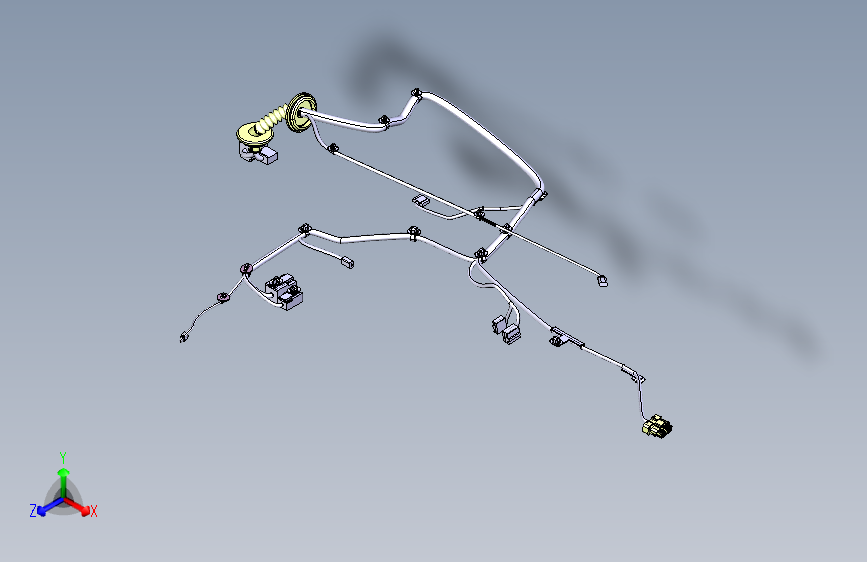 猎豹 CS9 B004002004_M_右前门线束装置图